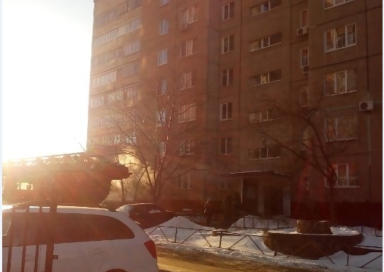 На улице Терешковой в Оренбурге произошло возгорание